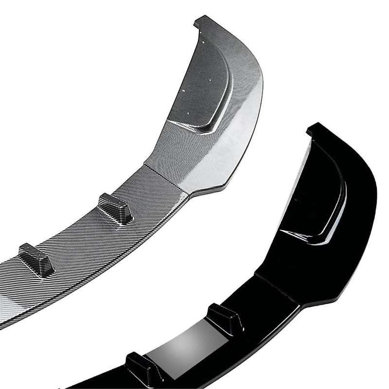 Car Front Bumper Splitter Lip Diffuser Spoiler Cover Guard for C-class W204 2011-2014 Carbon Fiber P