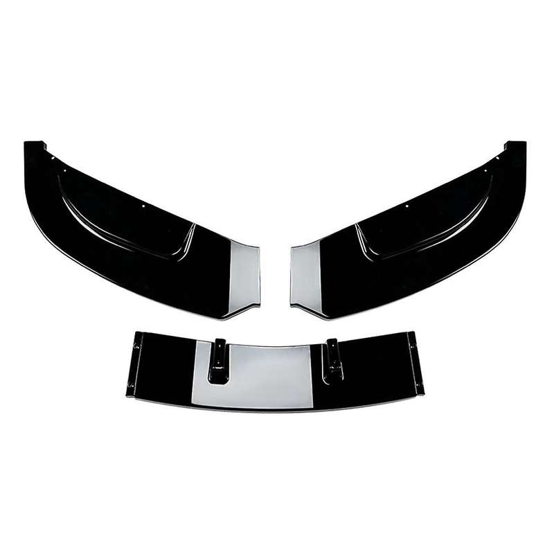 Car Front Bumper Splitter Lip Diffuser Spoiler Cover Guard for C-class W204 2011-2014 Gloss Black