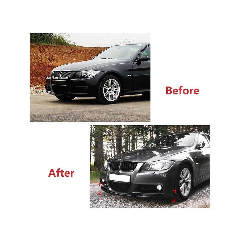 Car Front Bumper Splitter Lip Diffuser Spoiler Protector Cover Guard Deflector Lips for 3-series E90