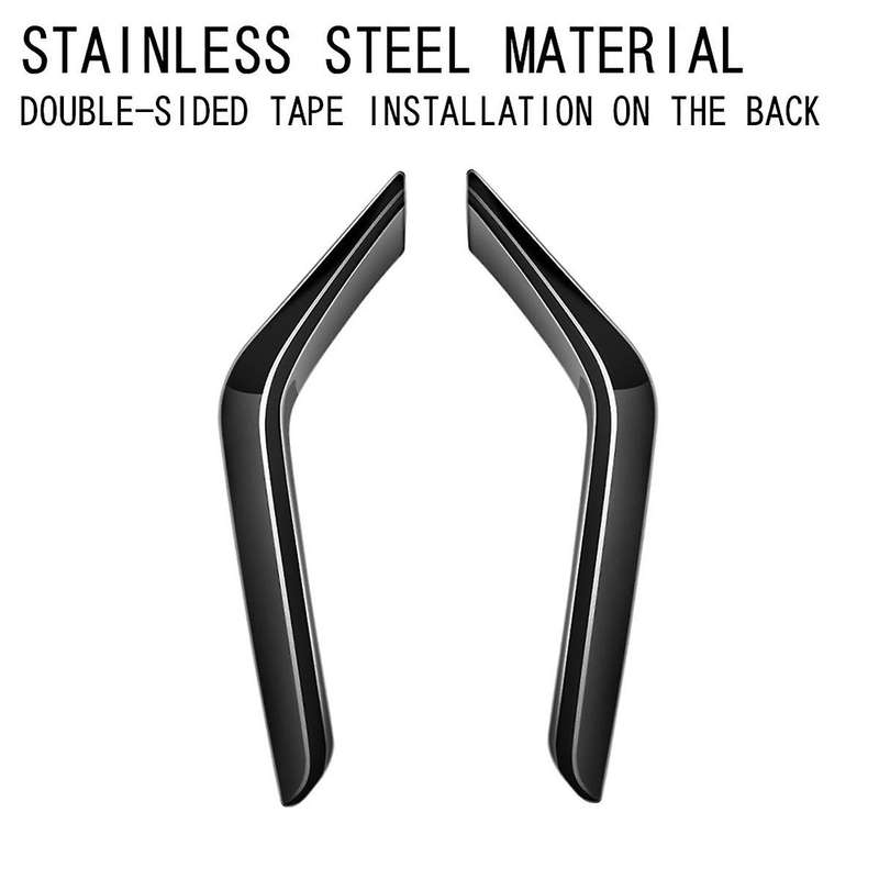 Car Front Bumper Splitter Spoiler Decorative Trims Fog Light Canard for Alphard 40 Series 2023+ Glo