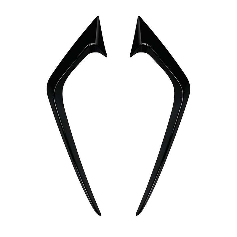 Car Front Bumper Splitter Spoiler Decorative Trims Fog Light Canard for Fiesta St Mk6 2012-2017 Glos