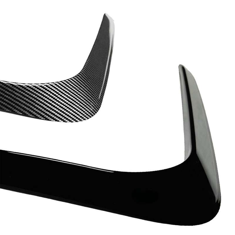 Car Front Bumper Splitter Spoiler for 4 Series G26 2020+ Fog Lights Decorative Cover Carbon Fiber