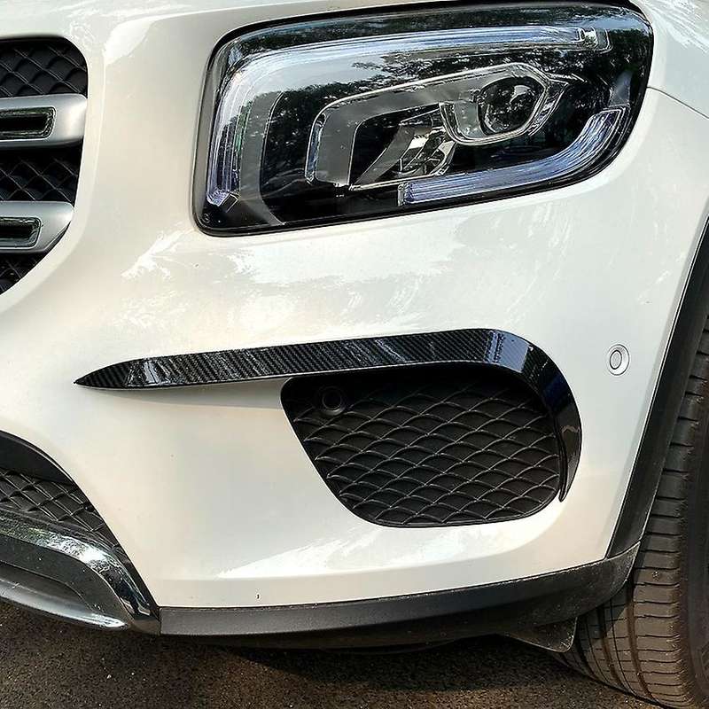 Car Front Bumper Splitter Spoiler Side Decorative Covers Trim for X247 GLB180 GLB200 Gloss Black