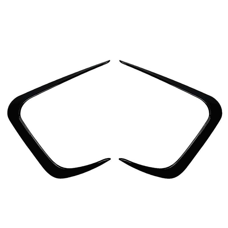 Car Front Bumper Splitter Spoiler Trim Fog Light Canard for 3 Series G20 G21 2023+ Gloss Black