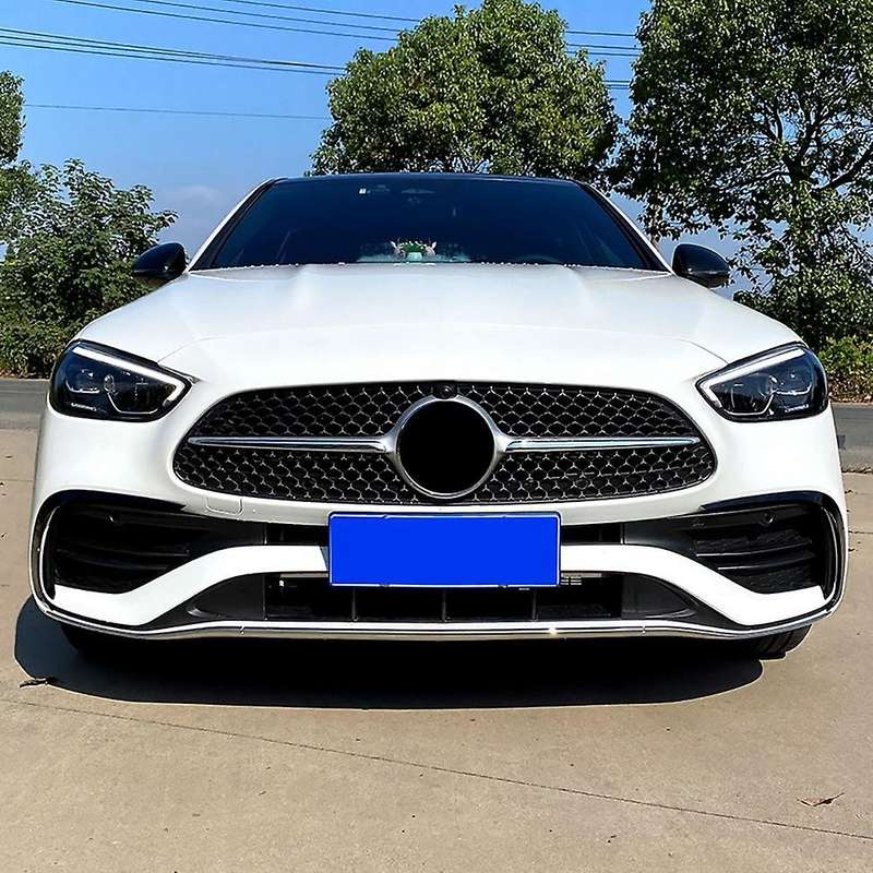 Car Front Bumper Splitter Spoiler Side Decorative Covers Trim for C-Class W206 2021 2022 C200 C260 B