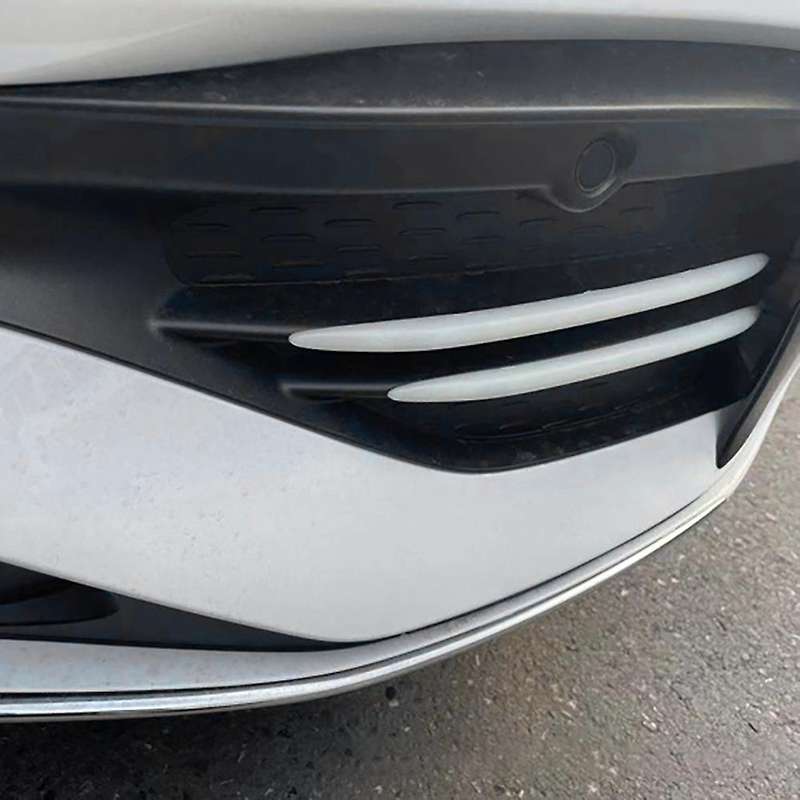 Car Front Bumper Splitter Spoilers Canard Air Knife Surround Trim for C-Class W206 2021 2022 C200 C2