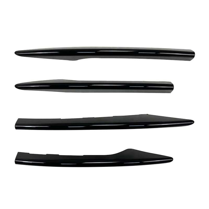 Car Front Bumper Spoiler Cover Fog Light Grille Stip for E Class W213 E260 E300 E53 2021 C