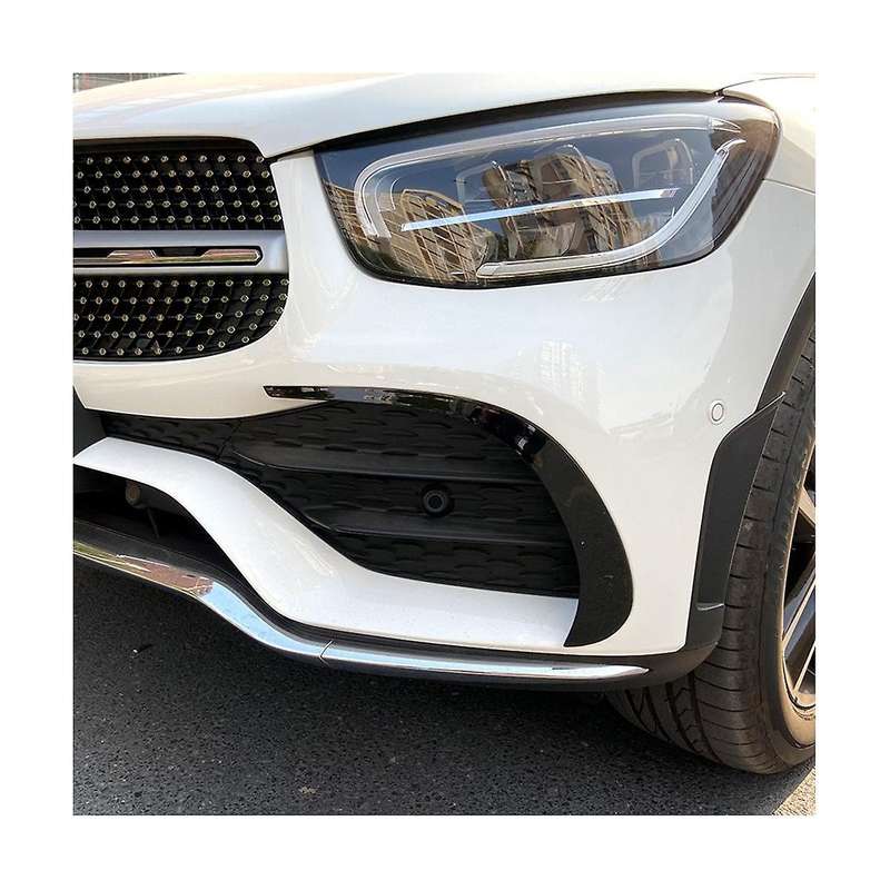 Car Front Bumper Spoiler Outlet Abs Trim Cover for Glc X253 Glc260 Glc300 2020 2021(carbon)