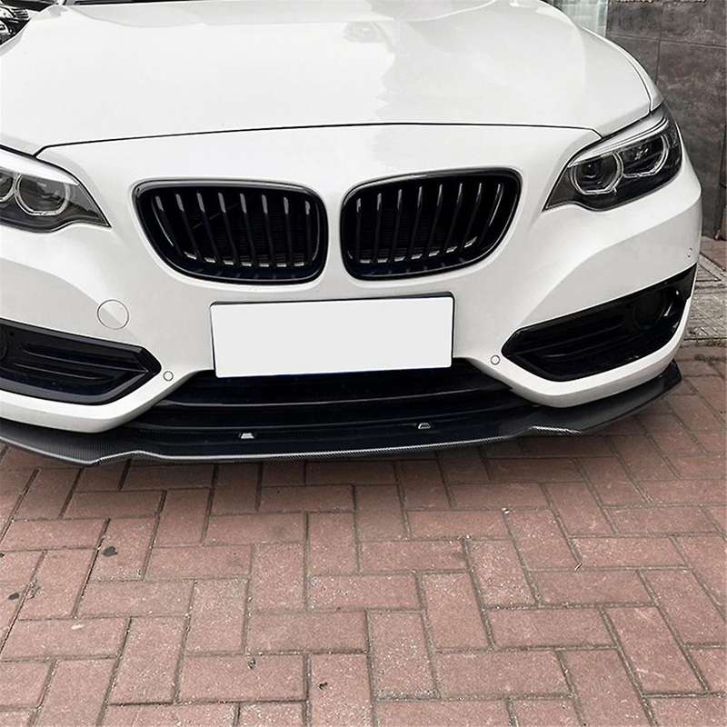 Car Front Bumper Spoiler Lip Lower Splitter Blade for 2 Series F22 2014-2019 Spoiler Diffuser Guard