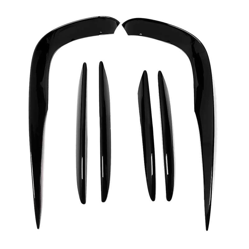 Car Front Bumper Spoiler Splitter Cover Fog Light Grille Stip for E Class W213 Sport E63 2016 2017 2