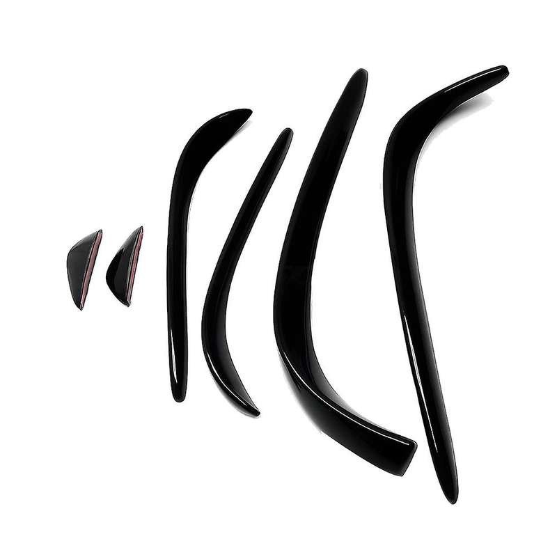 Car Front Bumper Spoiler Splitter Cover Fog Light Splitter Trim for C Class W205 2015-2019