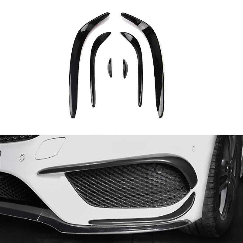 Car Front Bumper Spoiler Splitter Cover Fog Light Splitter Trim for C Class W205 2015-2019