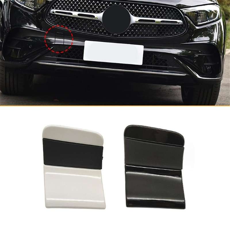 Car Front Bumper Tow Eye Hook Eye Cover Cap 2548851801 for - GLC W254 2023+ Front Trailer Cover Bla