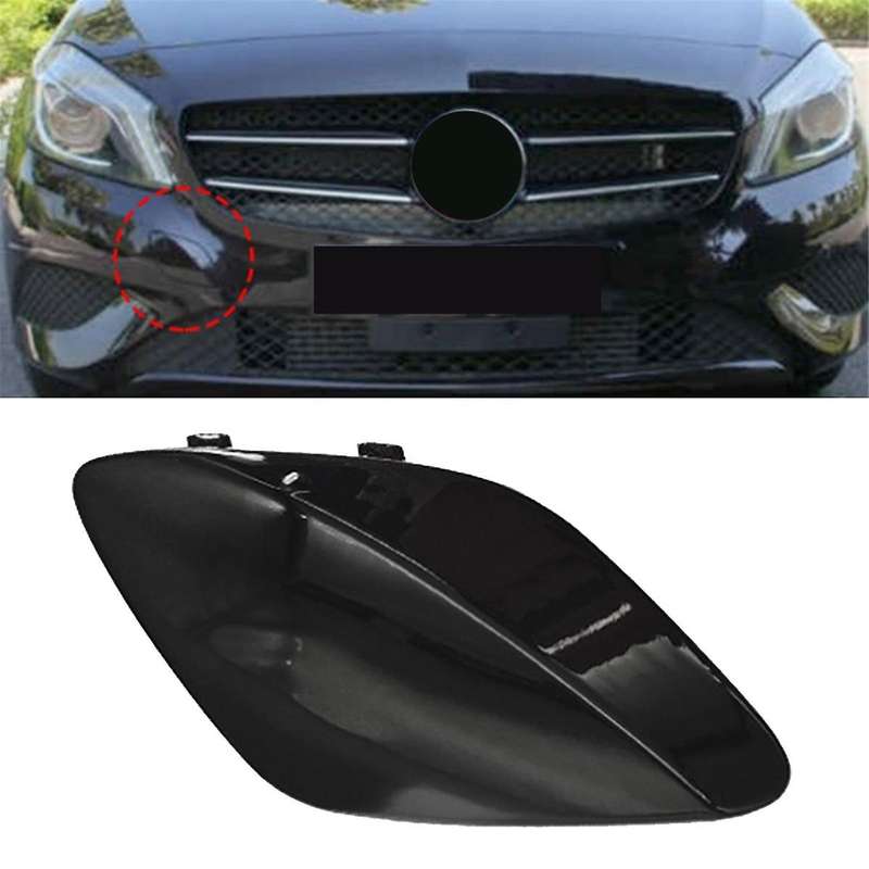 Car Front Bumper Tow Eye Hook Eye Cover Cap Painted 1768850122 for - A Class W176 Front Trailer Cov