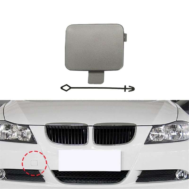 Car Front Bumper Tow Hook Eye Cover Cap Painted 51117167575 for 3 Series E90 2005-2008 Car Accessori