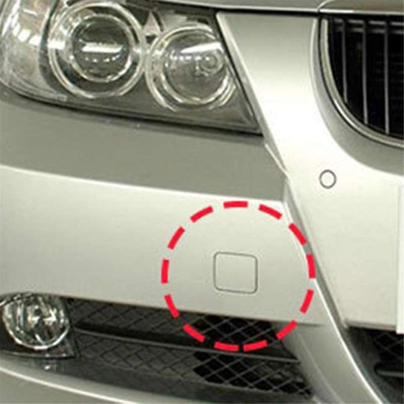 Car Front Bumper Tow Hook Eye Cover Cap Painted 51117167575 for 3 Series E90 2005-2008 Car Accessori