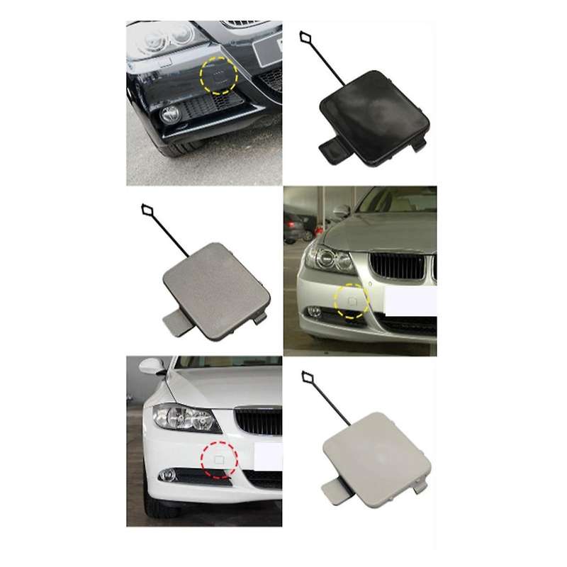 Car Front Bumper Tow Hook Eye Cover Cap Painted 51117167575 for 3 Series E90 2005-2008 Car Accessori