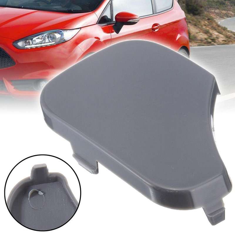 Car Front Bumper Towing Eye Cover Trailer Cover Fit for FIESTA MK6 1375861 6S6117A989A