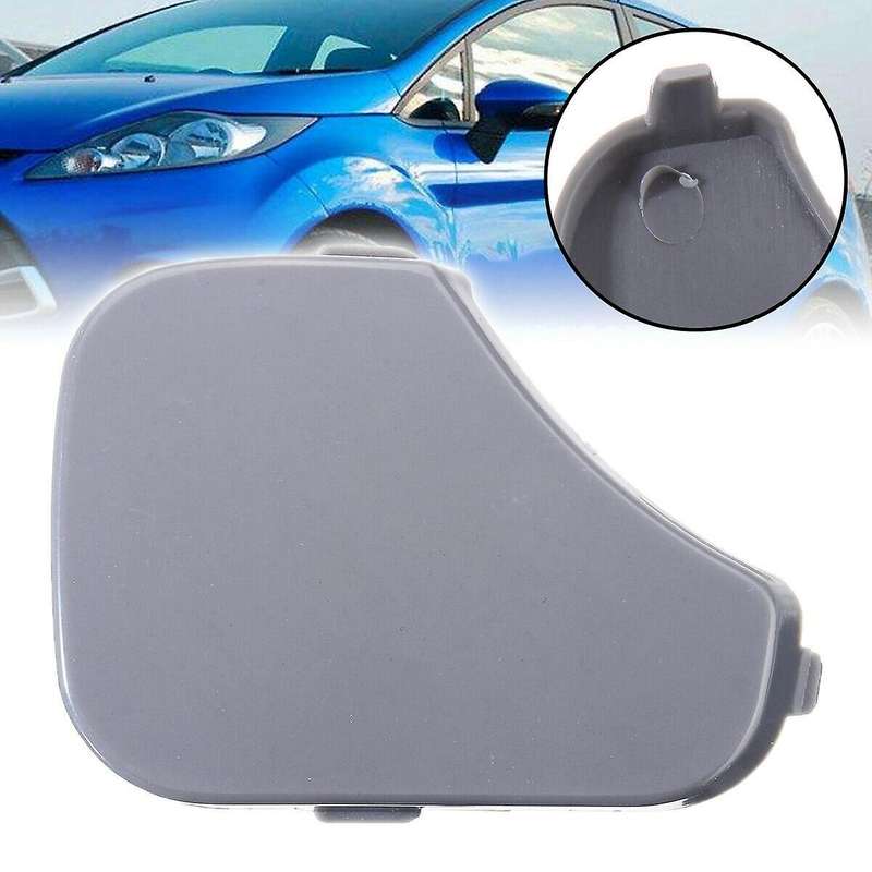 Car Front Bumper Towing Eye Cover Trailer Cover Fit for FIESTA MK6 1375861 6S6117A989A