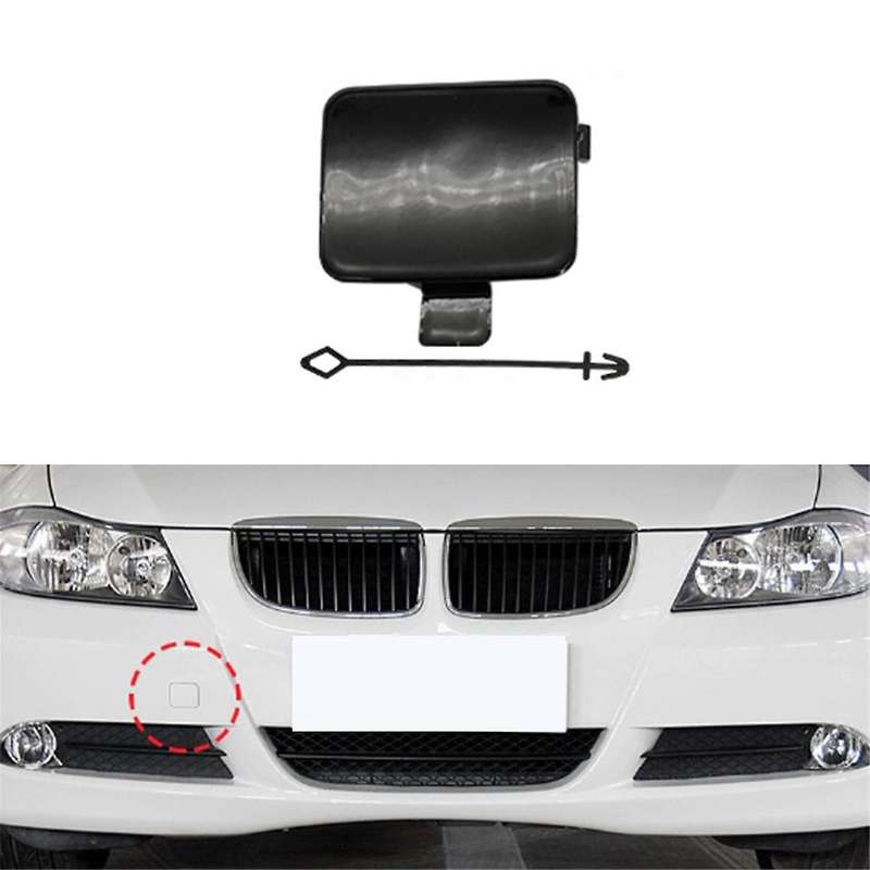 Car Front Bumper Tow Hook Eye Cover Cap Painted 51117167575 for 3 Series E90 2005-2008 Car Accessori
