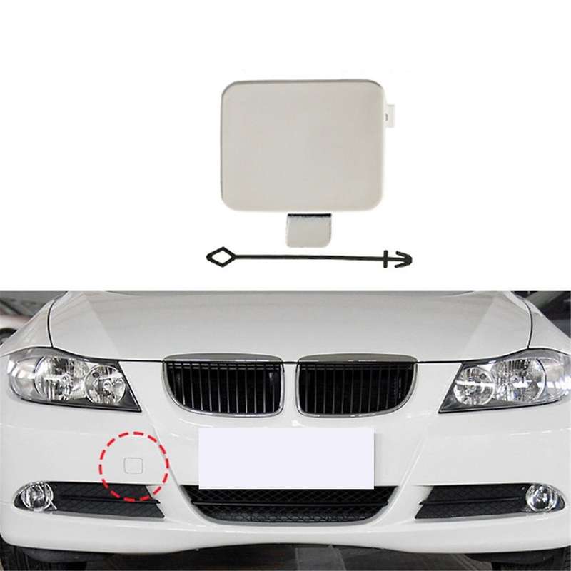 Car Front Bumper Tow Hook Eye Cover Cap Painted 51117167575 for 3 Series E90 2005-2008 Car Accessori