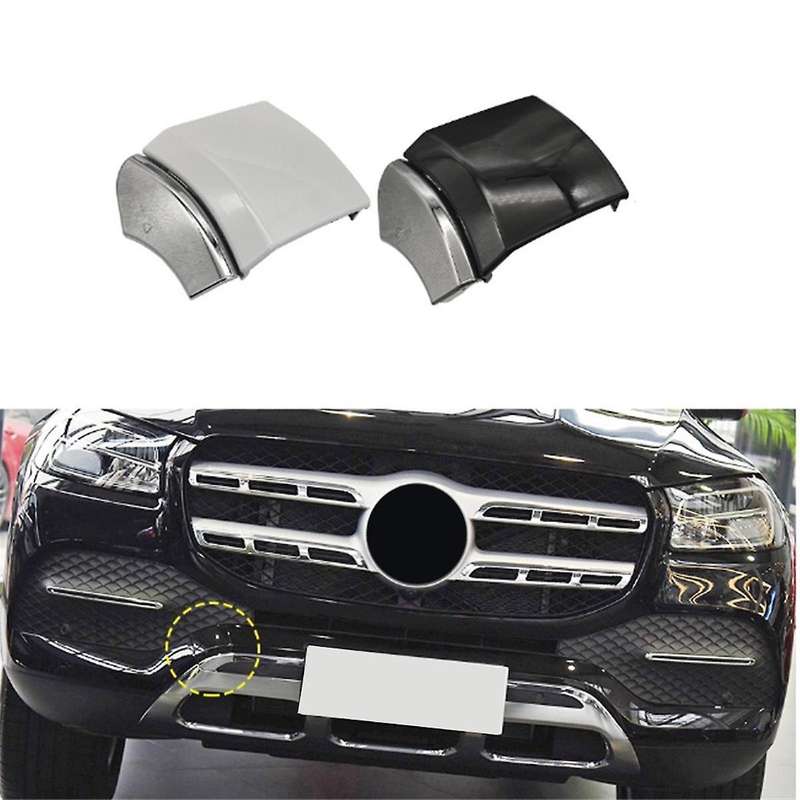 Car Front Bumper Towing Hook Cover Tow Hook Cap Painted 1678855002 for GLS W167 2020-2023 White