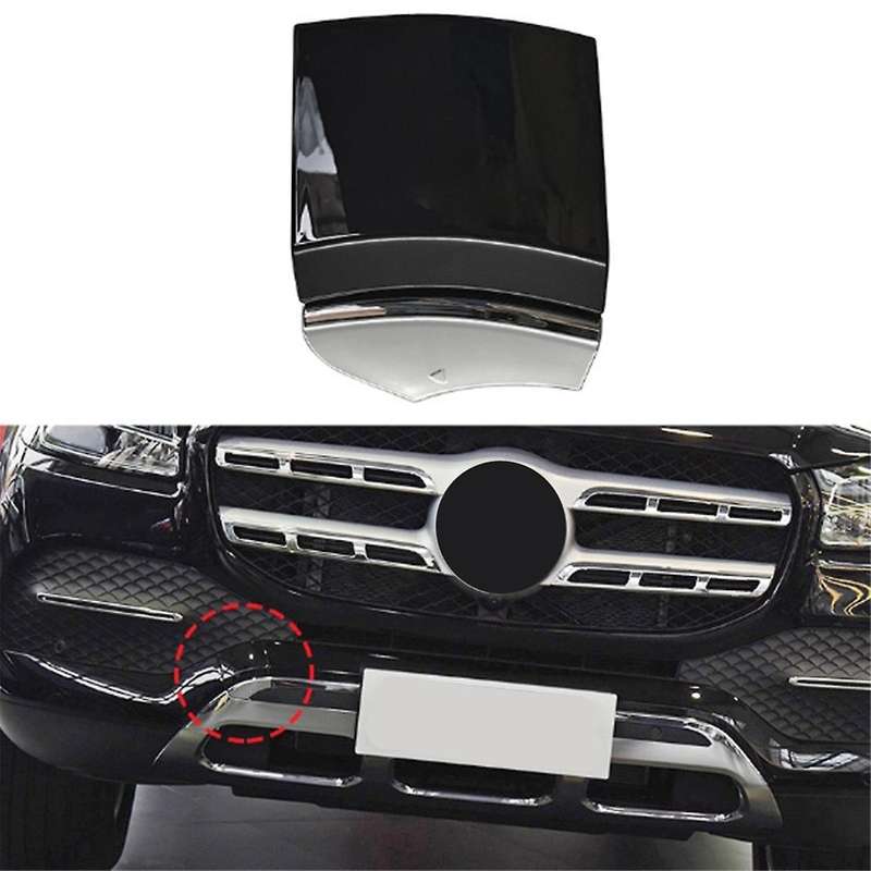 Car Front Bumper Towing Hook Cover Tow Hook Cap Painted 1678855002 for GLS W167 2020-2023 Black