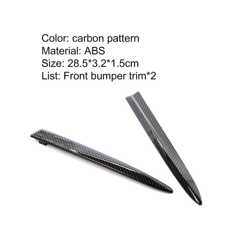Car Front Bumper Upper Moulding Trim for 2007-2015 735455041 735455042