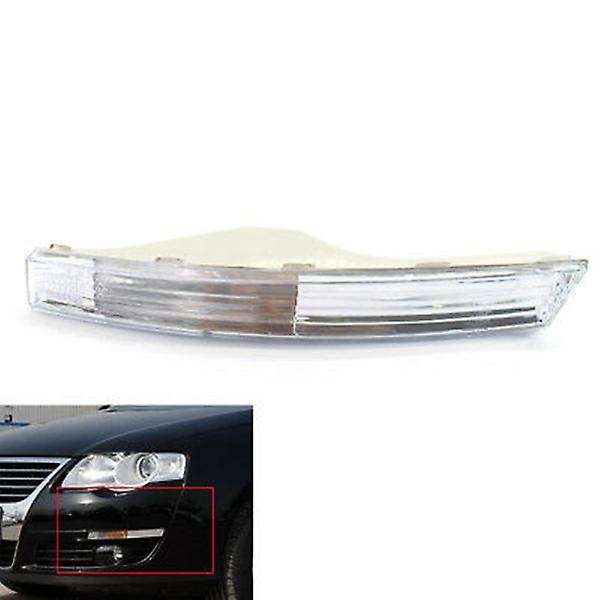 Car Front Bumper Turn Signal Light Front Turn Signal Lamp Shell without Bulbs Right Side for B6 2006