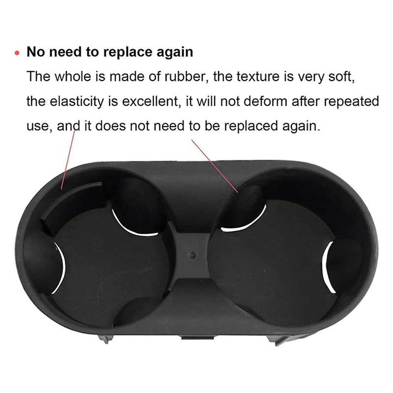 Car Front Center Console Cup Holder for 2007-2010 Wrangler Drink Holder 1FH72XDVAA