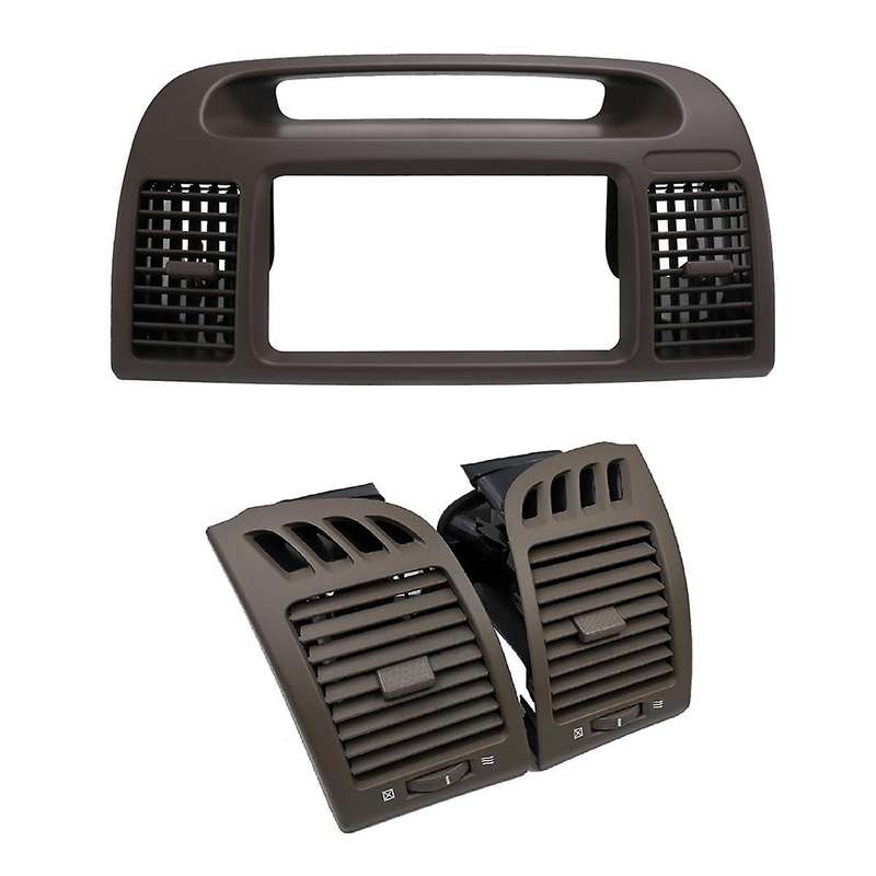 Car Front Center Dash AC Vents Radio Trim Bezel Air Conditioning Outlet Grill Panel for XV30 2001-20