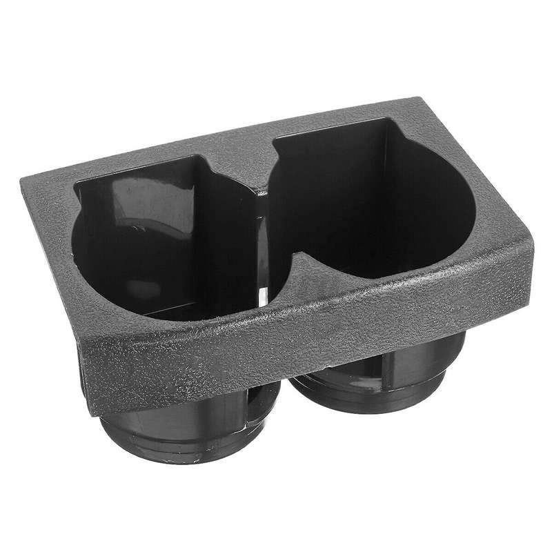 Car Front Center Console Dual Water Cup Holder Insert Grey 68430-VB100 for Patrol Early Y61