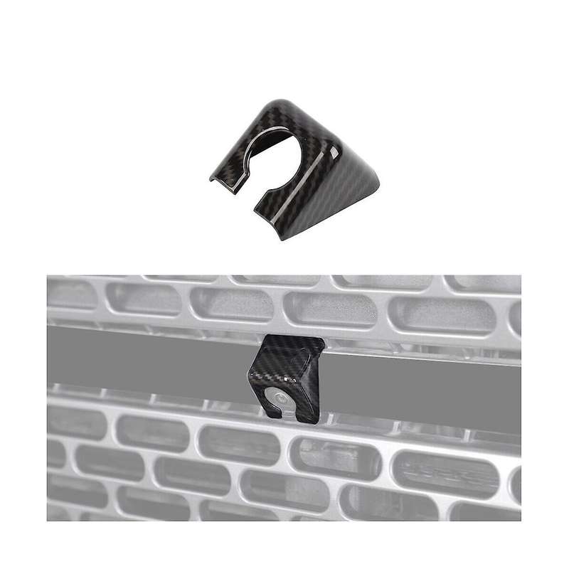Car Front Center Grille Camera Cover Protection Decoration for 2021 2022 2023 Accessories - Abs Car