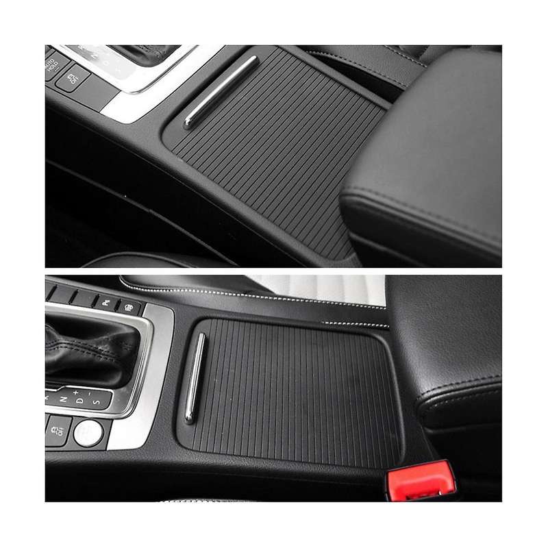 Car Front Center Sliding Shutters Cup Holder Roller Blind Cover for Cc B6 B7 3cd857503(beige)