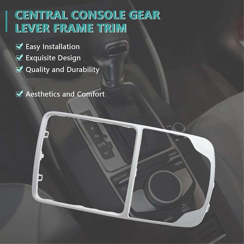 Car Front Console Chrome Gear Shift Knob Frame Surround Trim 8V0864260A for A3 S3 RS3 2013-2020 8V0-