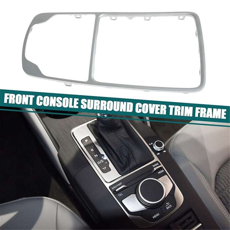 Car Front Console Chrome Gear Shift Knob Frame Surround Trim 8V0864260A for A3 S3 RS3 2013-2020 8V0-