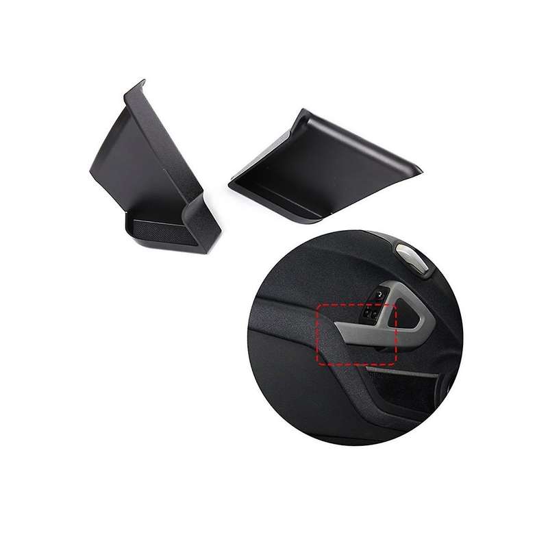 Car Front Door Storage Box Handle Armrest Organizer Container Holder for Smart 451 Fortwo 2010-2014