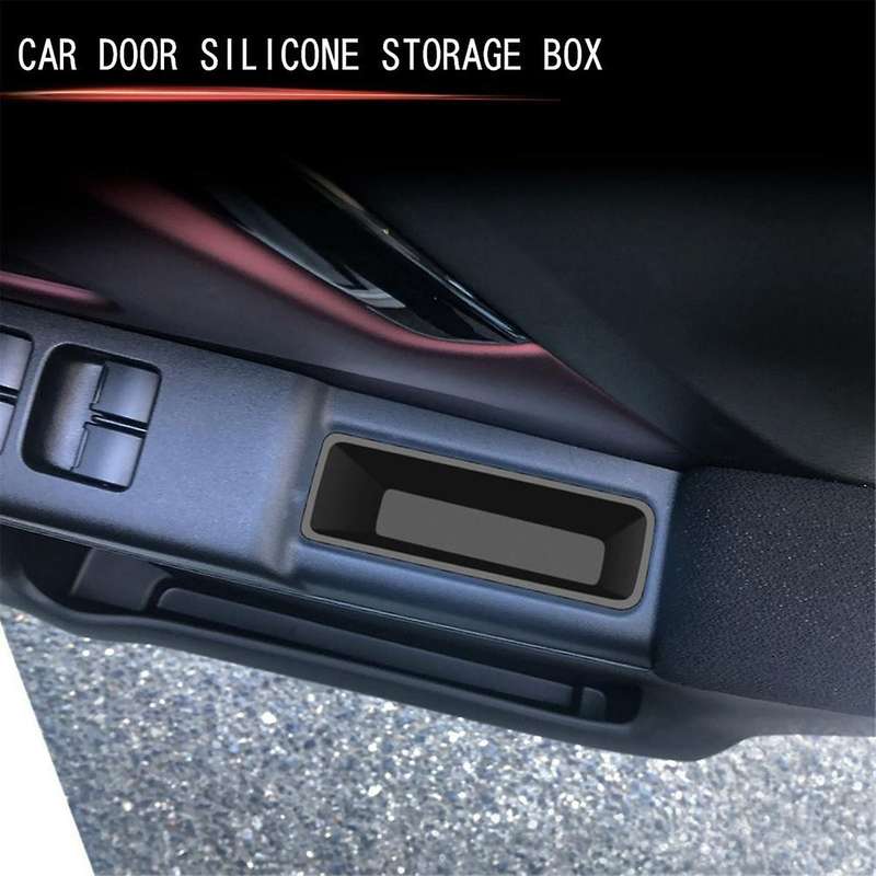 Car Front Door Storage Box Silicone Organizer Holder Tray for SPACIA 2024 SPACIA Custom MK04 Series