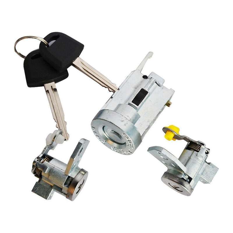 Car Front Door Locks Cylinder Ignition Switch Lock Kit with Key 19121155 89022371 for 2006-2012