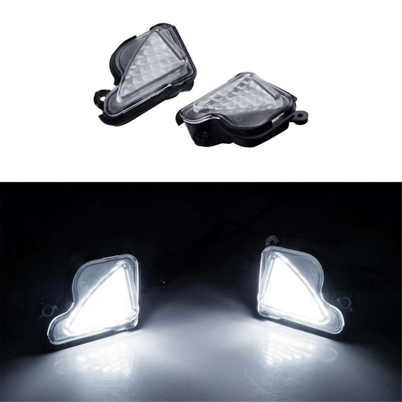 Car Front Door Rear View Mirror Lower Light Puddle Light for Superb 3t0945291b 3t0945292b