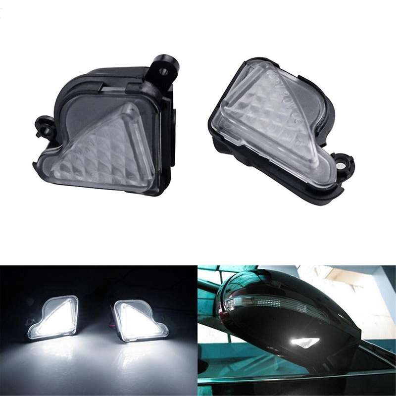 Car Front Door Rear View Mirror Lower Light Puddle Light for Superb 3t0945291b 3t0945292b
