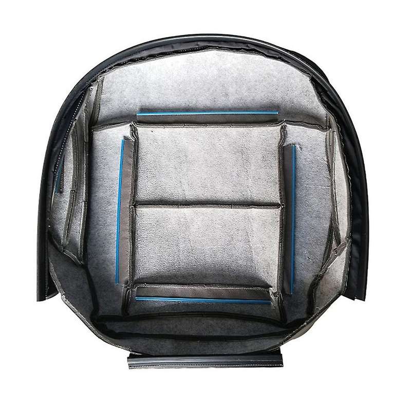 Car Front Driver Side PU Leather Seat Cushion Bottom Seat Cover for 2010-2014 - E350 E550 W212 Black