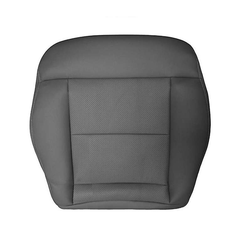 Car Front Driver Side PU Leather Seat Cushion Bottom Seat Cover for 2010-2014 - E350 E550 W212 Black