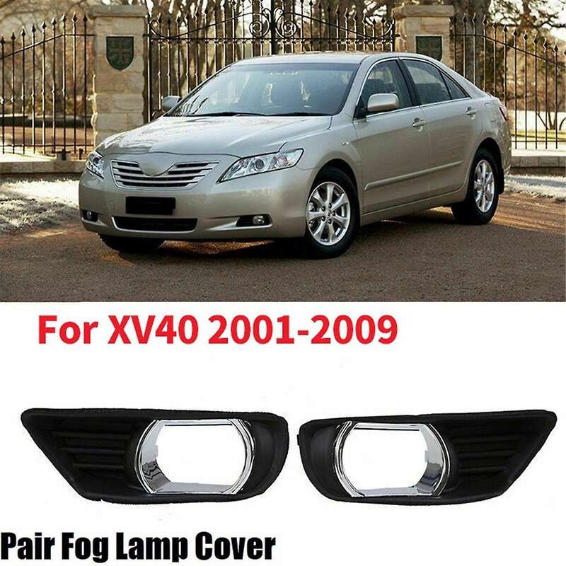 Car Front Fog Lamp Decorative Plate Fog Lamp Plating Cover Frame for XV40 2007-2009 52128-06040 5212