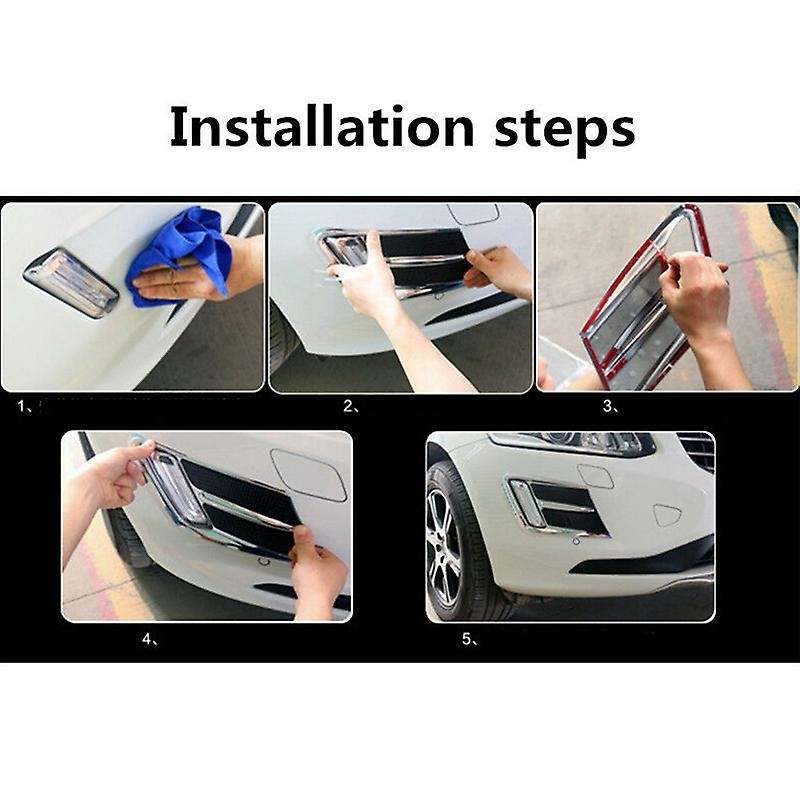Car Front Fog Lamp Frame Decorative Cover Trim for XC60 2014-2017
