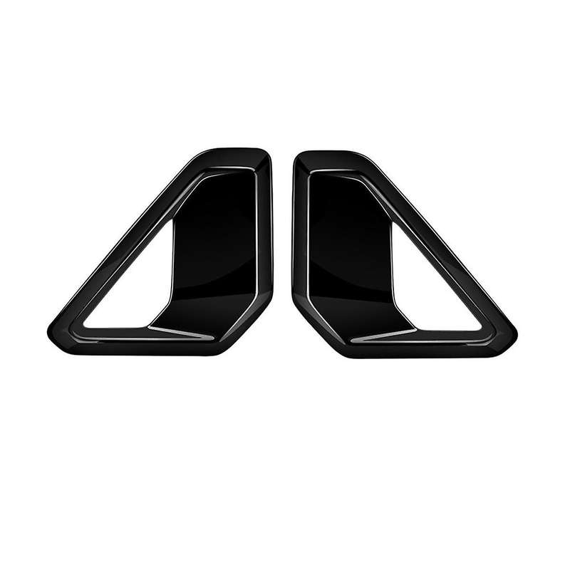 Car Front Fog Lamp Light Cover Trim for 2024+ Car Trim Accessories Bright Black