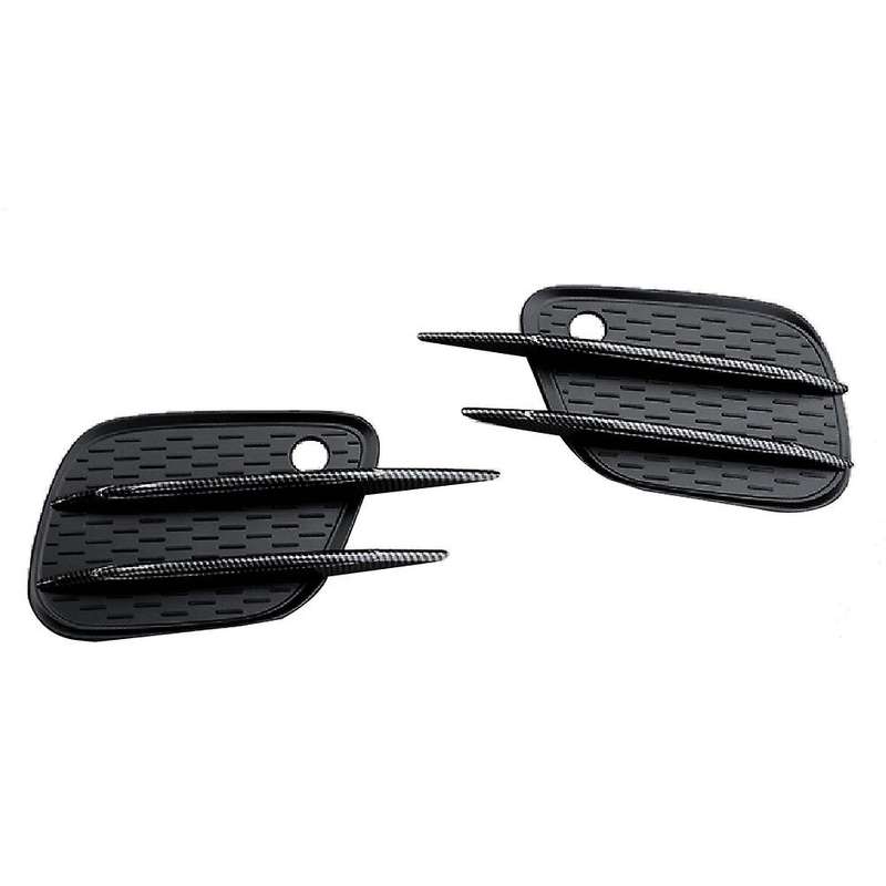 Car Front Fog Lamp Grille Cover Spoiler Decoration Replacement Accessories for - X247 Carbon Fiber