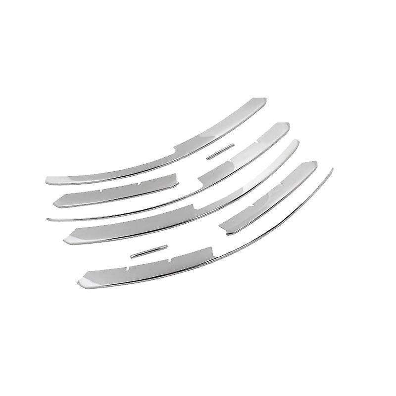 Car Front Fog Lamp Grille Cover Trim Strip Car Decorative for- A6 C6 2009-2011