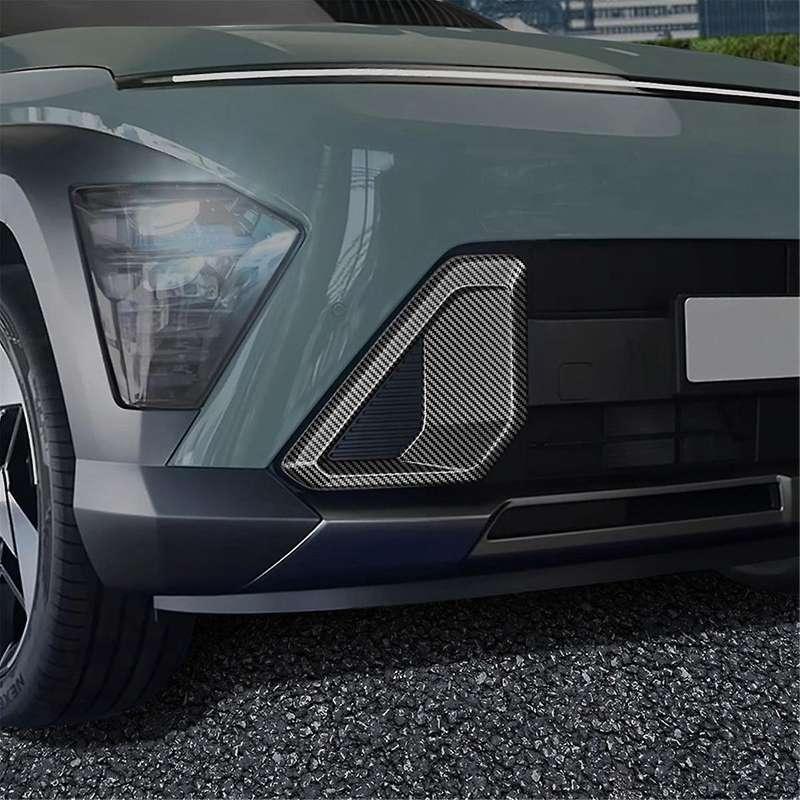 Car Front Fog Lamp Light Cover Trim for 2024+ Car Trim Accessories Carbon Fiber Pattern