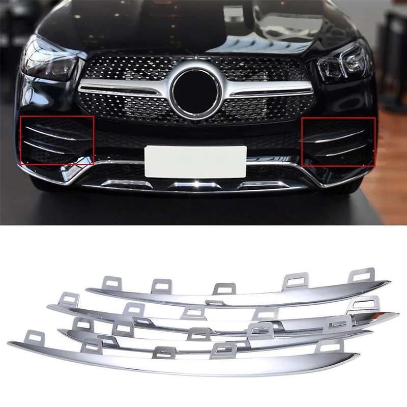 Car Front Fog Lamp Trim Strip Cover for W167 2020-2022 GLE400 A1678858103 A1678858303 A1678858203